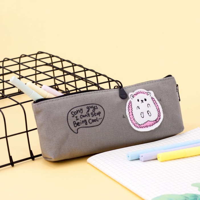 Пенал "Resting Hedgehog", gray 