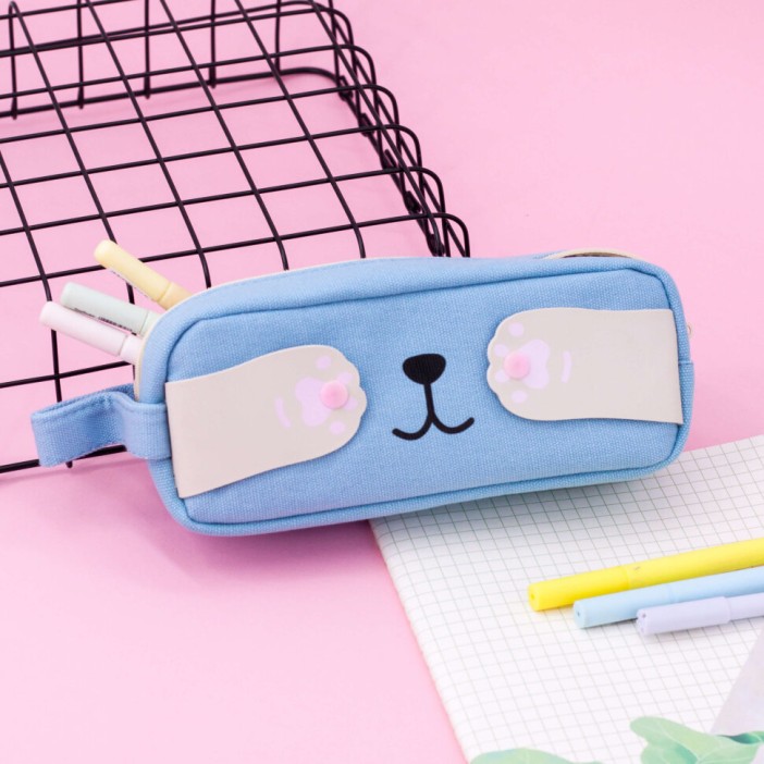 Пенал "Closed eyes", blue 