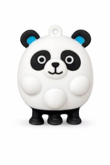 Брелок-антистресс на присосках "Panda", white (5см)