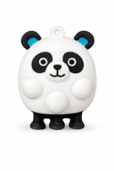 Брелок-антистресс на присосках "Panda", white (5см)