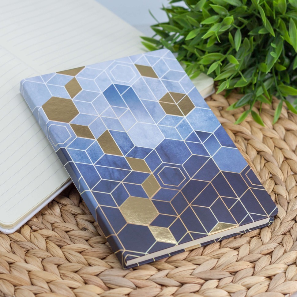 Блокнот (A5) "Gilded honeycomb №2", (14.5*21)