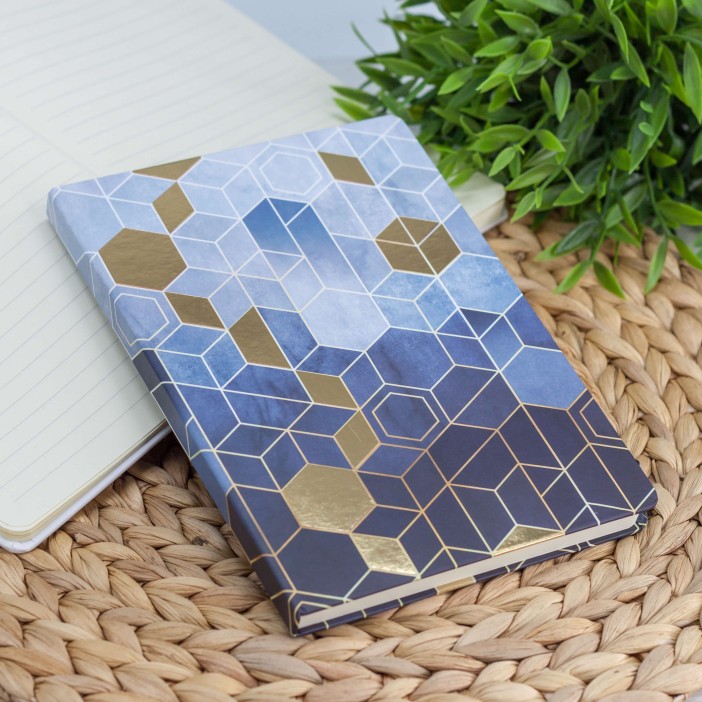 Блокнот (A5) &quot;Gilded honeycomb №2&quot;, (14.5*21) 