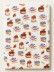 ОБЛОЖКА ДЛЯ ПАСПОРТА &quot;Cupcakes Pattern&quot;, плотность 600 мкм 