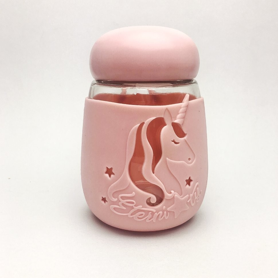 M-3406B Бутылка "Единорог" pink