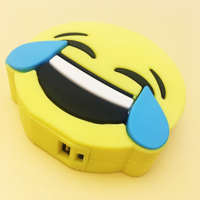 Портативное зарядное устройство Power Bank "Emoji" yellow 3000 mAh 