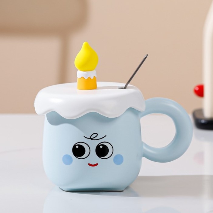 Кружка «Сake emotions», blue (400 ml) 