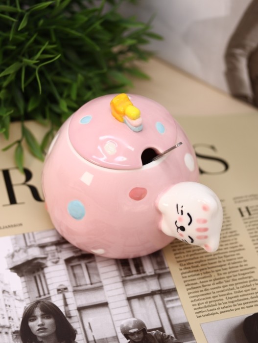 Кружка «Cat fireworks», pink (430 ml) 