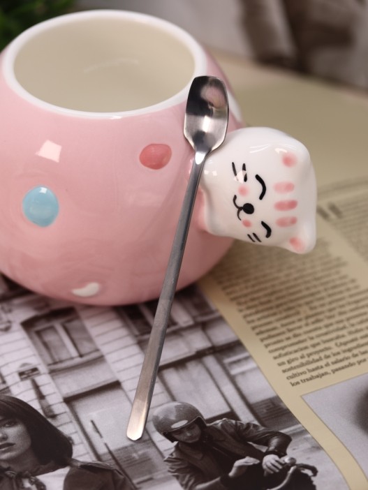 Кружка «Cat fireworks», pink (430 ml) 