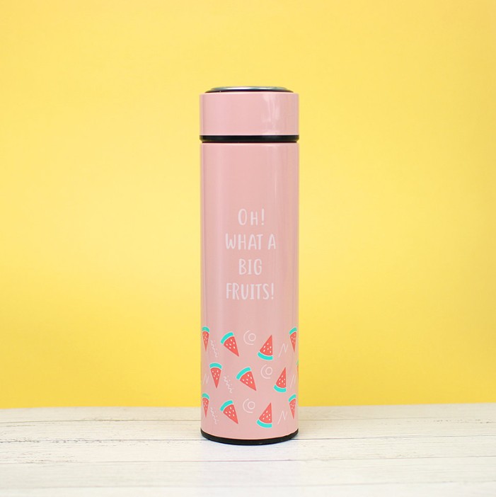 Термос &quot;What a big fruits&quot;, pink (400ml) 