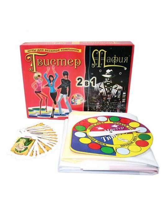 Набор настольных игр 2 в 1 &quot;Твистер + Мафия&quot; 