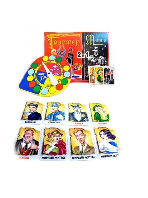 Набор настольных игр 2 в 1 &quot;Твистер + Мафия&quot; 