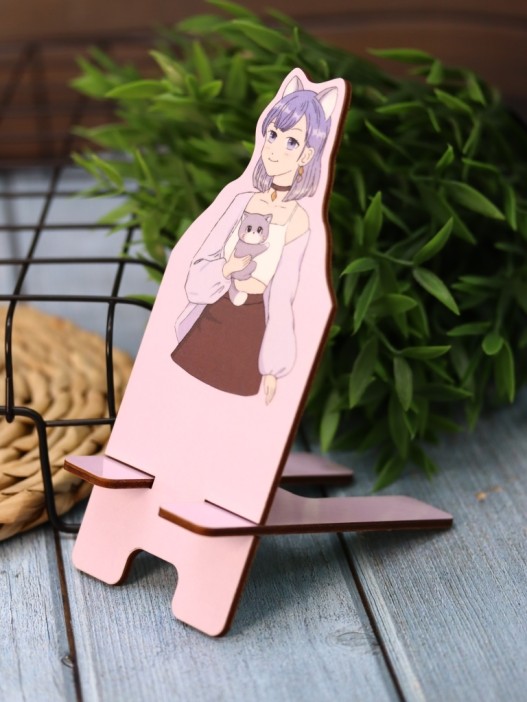 Подставка под телефон/планшет «Cute cat Girl» 