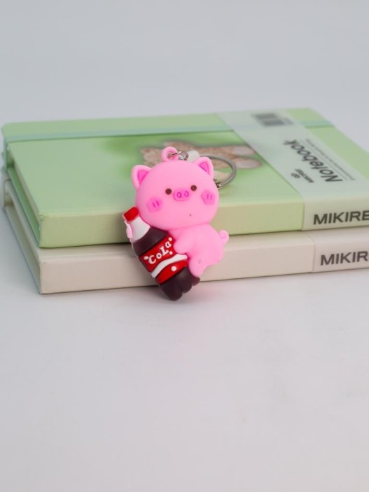 Брелок «Animals with Drink», pig 