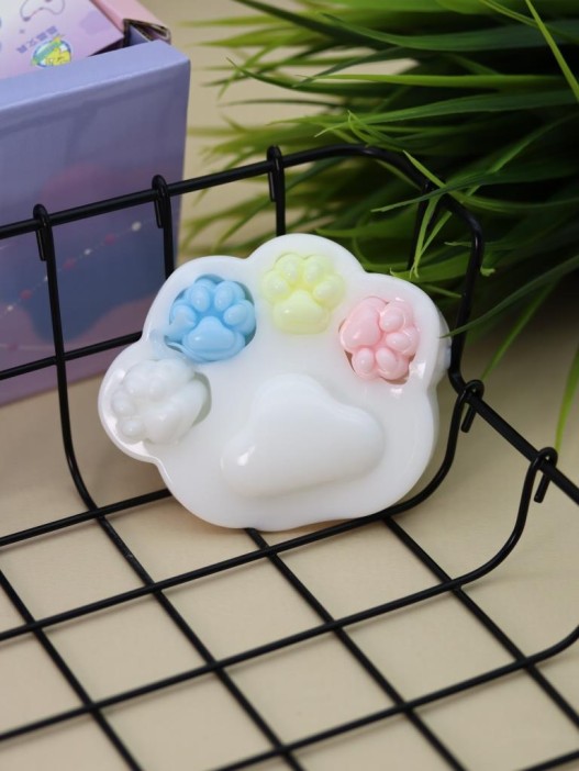 Мялка - антистресс «Изящная Таба ЛАПКА», белая 