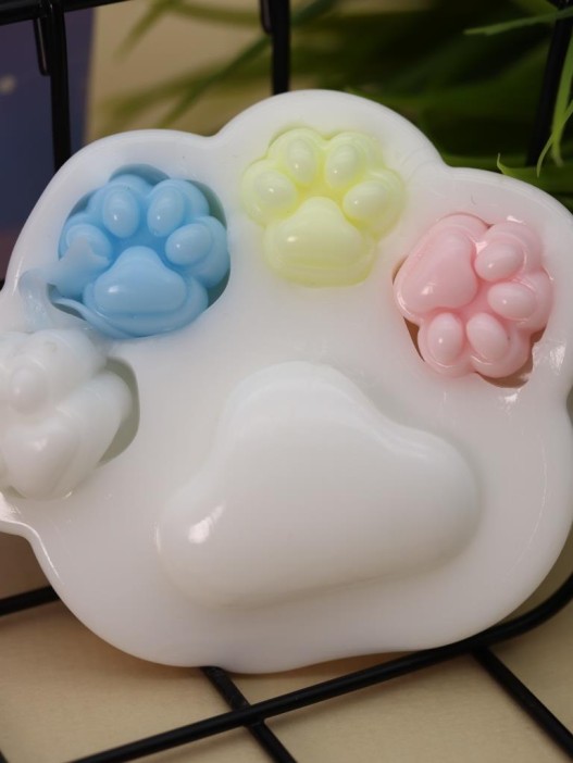 Мялка - антистресс «Изящная Таба ЛАПКА», белая 