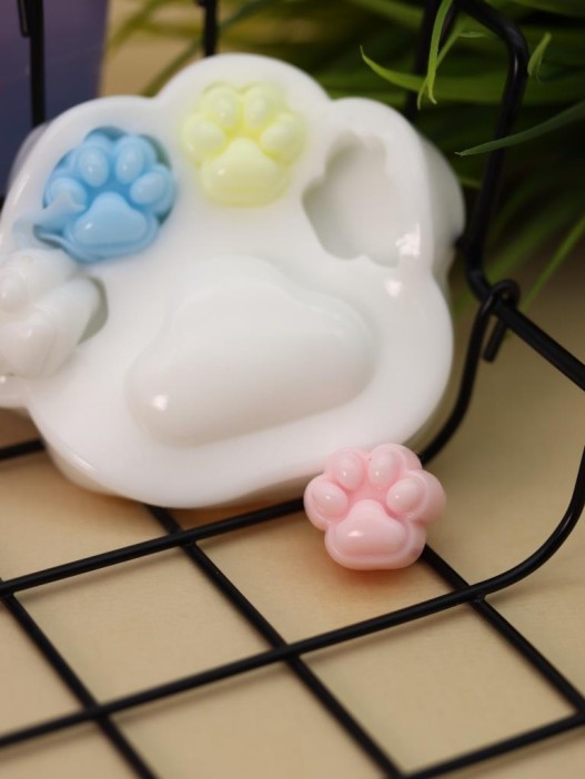 Мялка - антистресс «Изящная Таба ЛАПКА», белая 