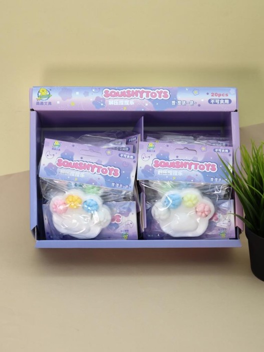 Мялка - антистресс «Изящная Таба ЛАПКА», белая 