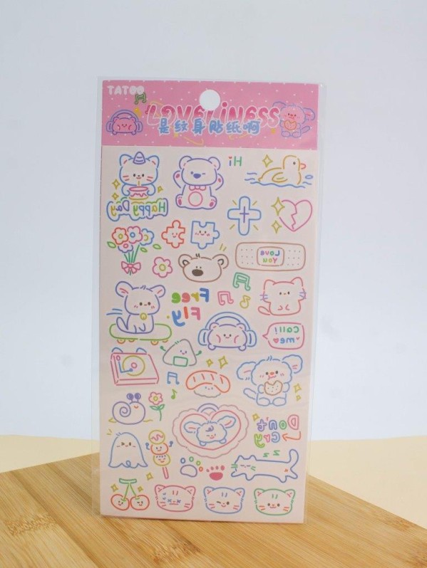 Тату - переводки "Colorful everyday life" 