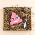 Портативное зарядное устройство Power Bank "Emoji" pink