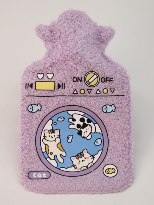 Грелка &quot;Animal wash&quot;, cat, 300 мл (19*11 см) 