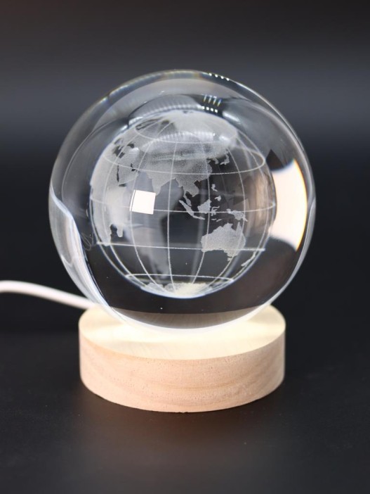 Ночник 3D iLikeGift «World» (10 см) 