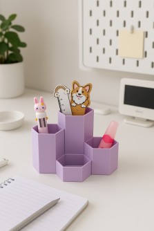 Органайзер настольный «Rectangle», purple