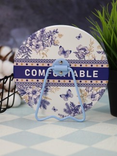 Зеркало настольное &quot;Comfortable&quot;, синее (15,5*16 см)