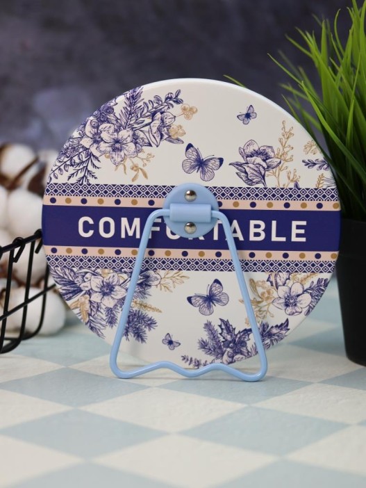 Зеркало настольное &quot;Comfortable&quot;, синее (15,5*16 см) 