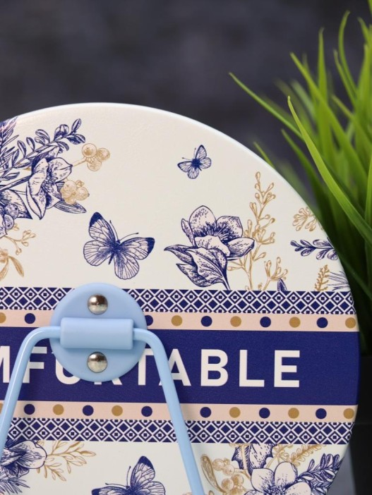 Зеркало настольное &quot;Comfortable&quot;, синее (15,5*16 см) 