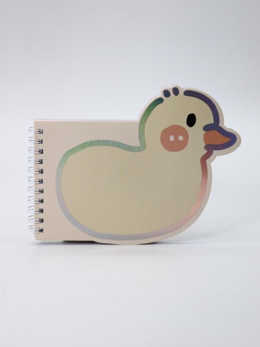 Блокнот на спирали (B6) &quot;Duckling&quot;, yellow (13*18) 