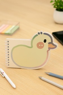 Блокнот на спирали (B6) "Duckling", yellow (13*18)