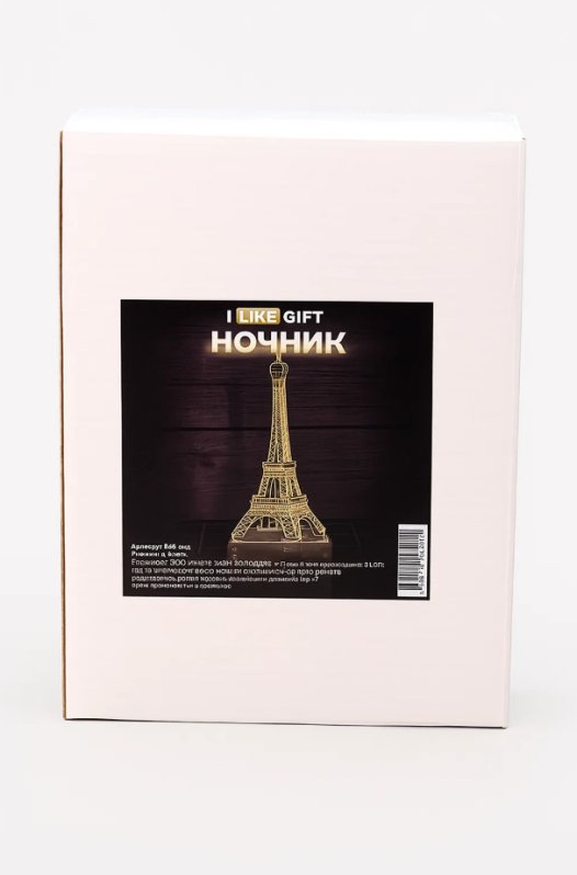 Ночник iLikeGift "Эйфелева башня" светодиодный, USB (9х20 см)