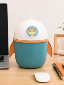 Мусорное ведро настольное "Rocket", green