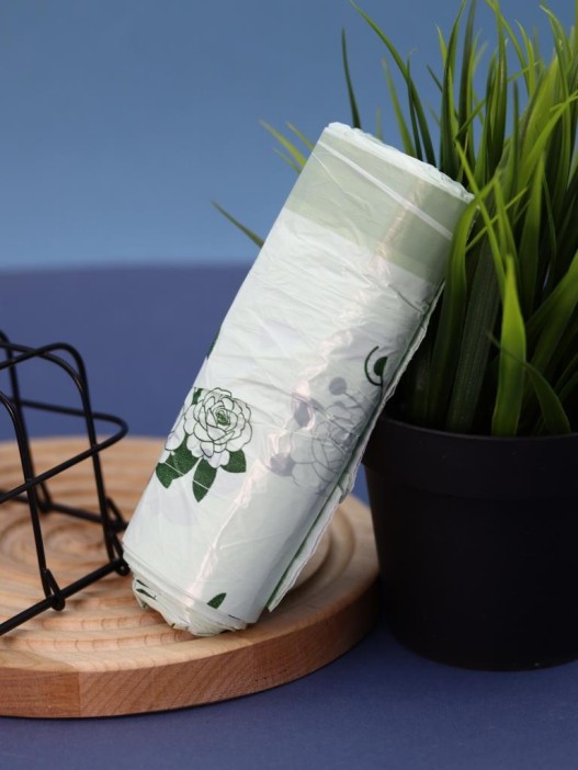 Набор декоративных пакетов на завязках &quot;Camellia&quot; 4 рулона, 60 шт/рулон (45*40 см) 