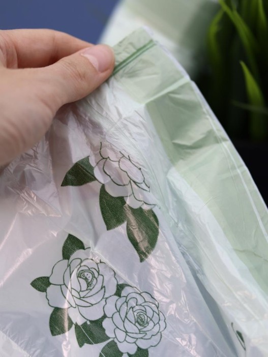 Набор декоративных пакетов на завязках &quot;Camellia&quot; 4 рулона, 60 шт/рулон (45*40 см) 