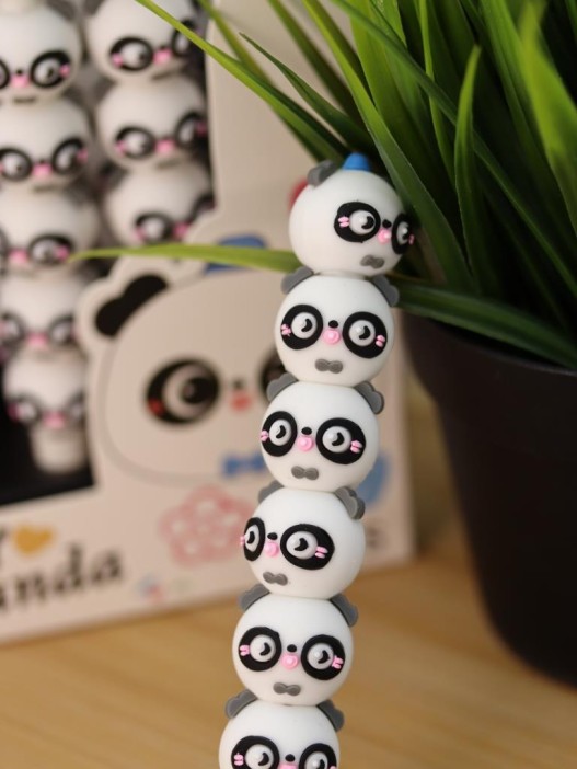 Ручка гелевая  &quot;Summer panda&quot;, blue, шоу-бокс 36 шт. 