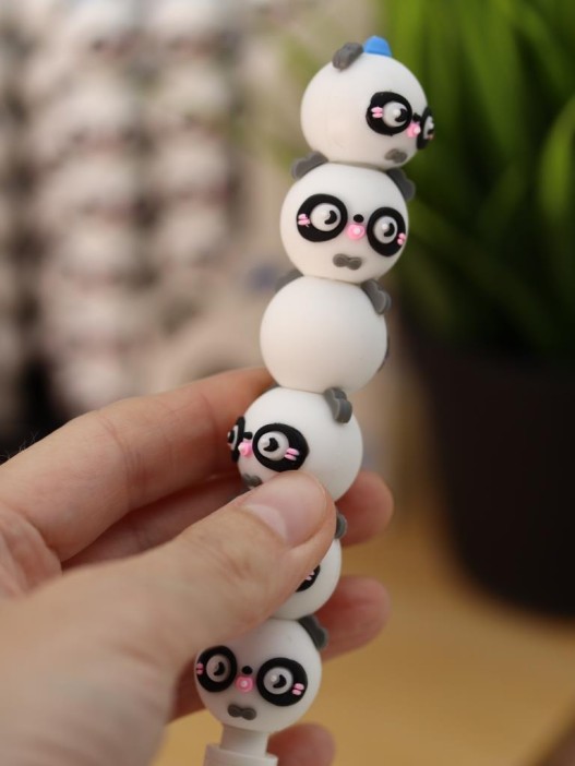 Ручка гелевая  &quot;Summer panda&quot;, blue, шоу-бокс 36 шт. 