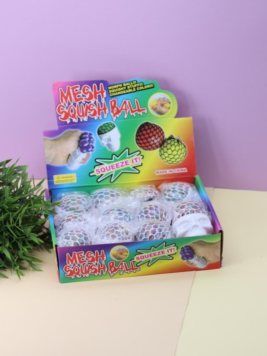 Мялка - антистресс «Skull», mix 