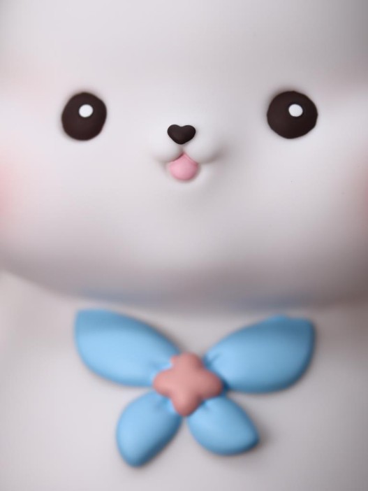 Копилка «Bunny bow», white (25 см), пластик 