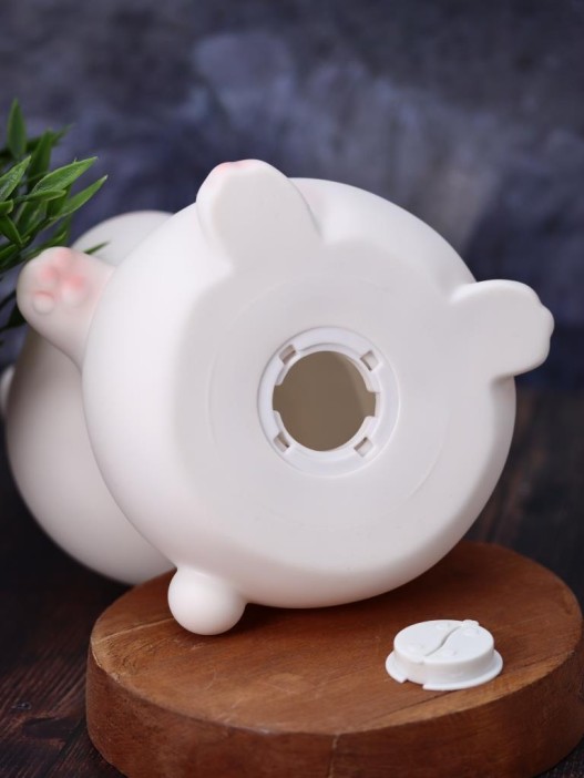 Копилка «Bunny bow», white (25 см), пластик 