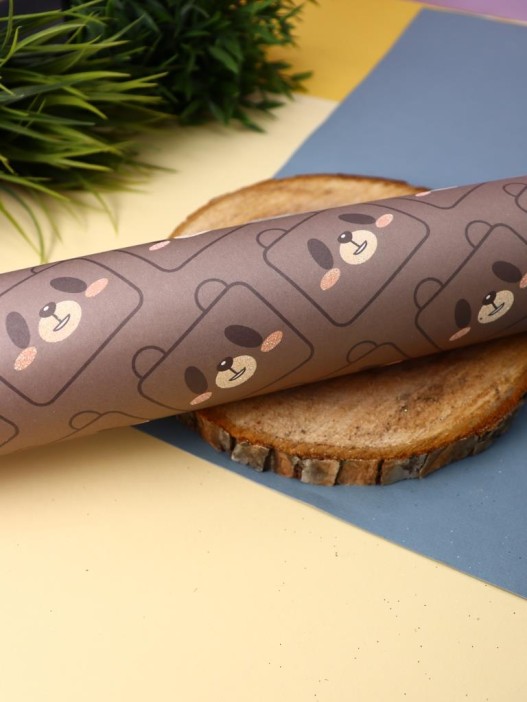 Упаковочная бумага «Teddy», brown (50*70 см) 