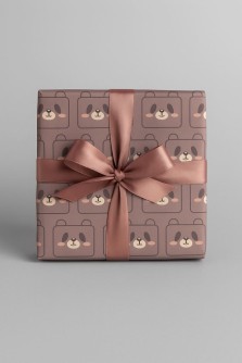 Упаковочная бумага «Teddy», brown (50*70 см)