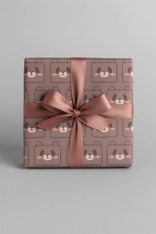 Упаковочная бумага «Teddy», brown (50*70 см)