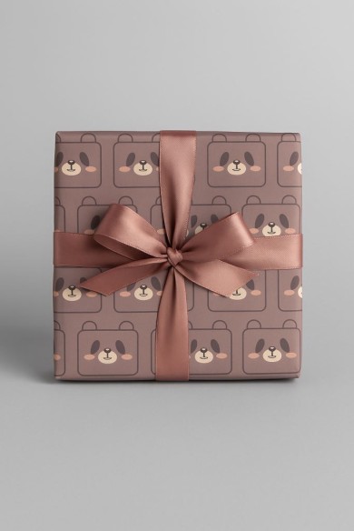 Упаковочная бумага «Teddy», brown (50*70 см)