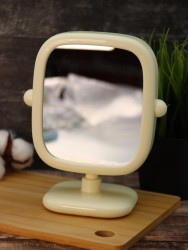 Зеркало настольное GIRLY "Square mirror", yellow