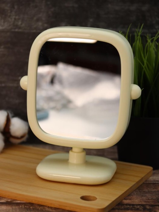 Зеркало настольное GIRLY &quot;Square mirror&quot;, yellow 