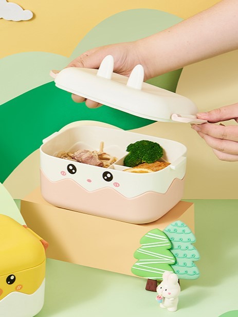 Ланчбокс «Cute bunny», white (1200 мл) 