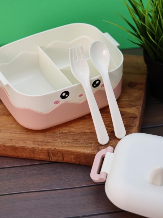 Ланчбокс «Cute bunny», white (1200 мл) 