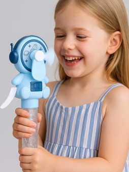 Портативный механический ручной вентилятор «Sweet astronaut», blue