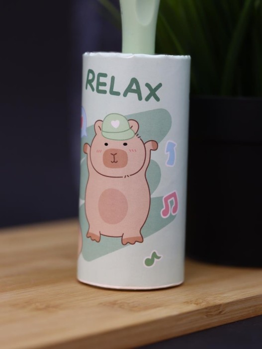 Ролик для чистки одежды &quot;Capybara relaxing&quot;, 10 см*60 листов 